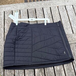 Smartwool Black Quilted Mini Skirt